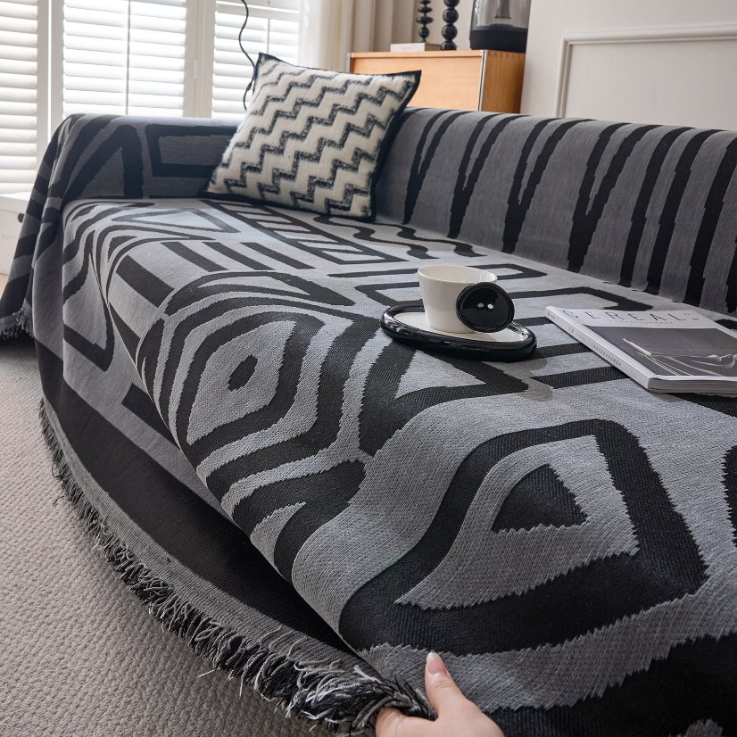 Jacquard sofa throw Bohemian Sofa Throw