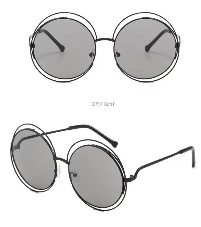 Gradient metal sunglasses 8048