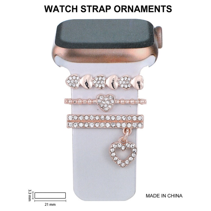 Watch strap decorative ring Rhinestone Decorative Strap Charms for Apple Watch