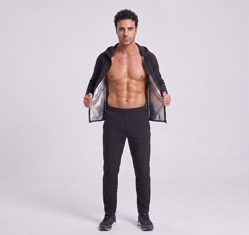 Activewear Men's Sweat-Enhancing Hoodie Set