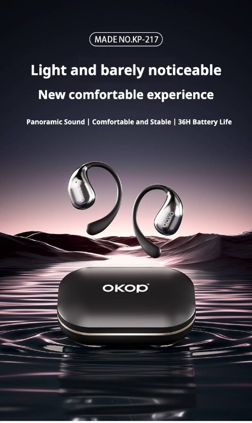 TWS Earbuds KP-217 Wireless Bluetooth Ear-Hook Earbuds