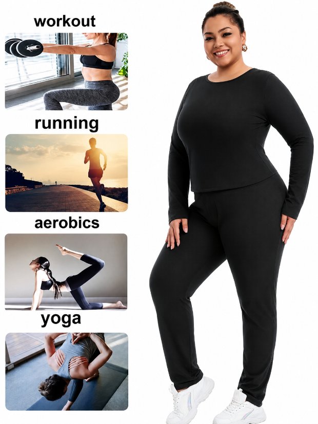 suits set Sauna Sweat Suit for Plus Size Women/Men Exercise Weight Loss Gym Fitness Workout