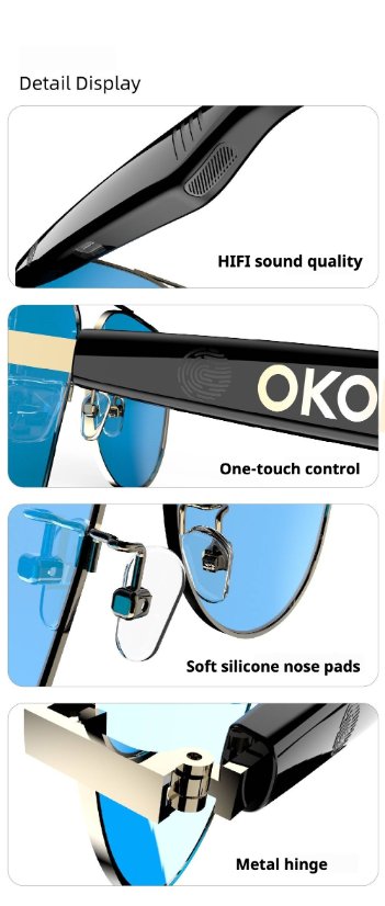 Smart glasses KP-Y101 Smart bluetooth grasses