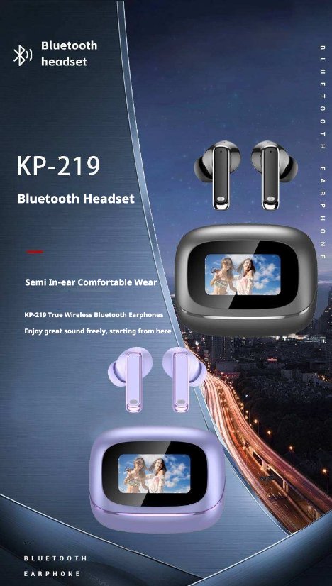 TWS Earbuds KP-719 Wireless Bluetooth AI-Translation Earbuds