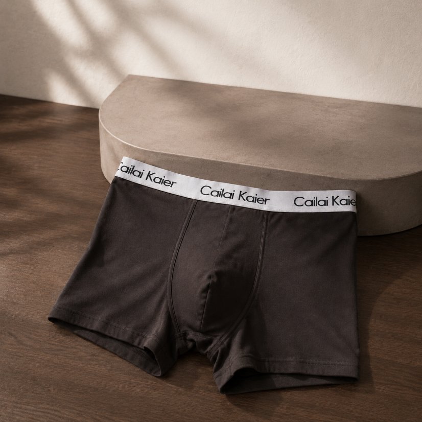 Organic Cotton Men's Boxer Briefs, Breathable Comfort Men Underwear