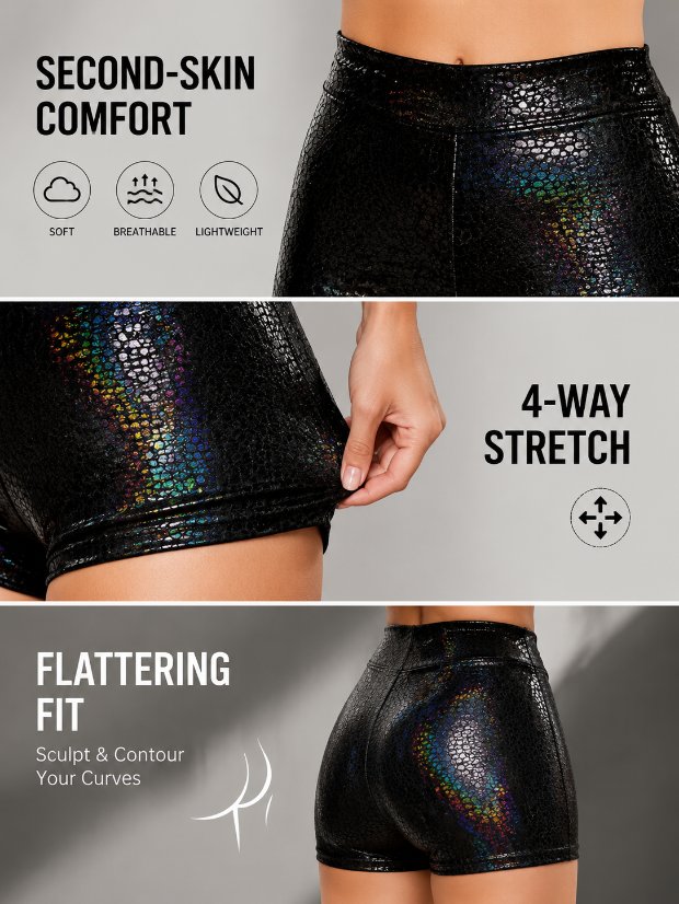 skirts Women's Faux Leather High Waisted Shorts Skinny Sexy Mini Shorts Hot Pants