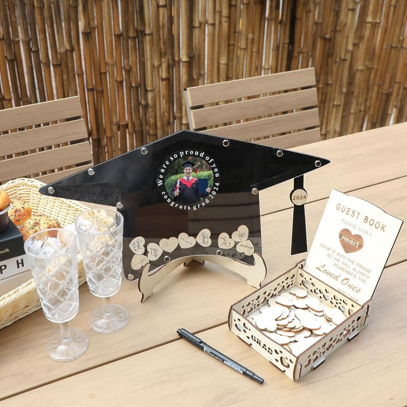 Back-to-School and Graduation Seasons Graduation Season Personalized Sign-In Book