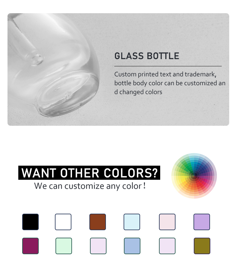 frasco cuentagotas 30ml Garnet Red Essential Oil Dropper Bottle – Customizable Colors 