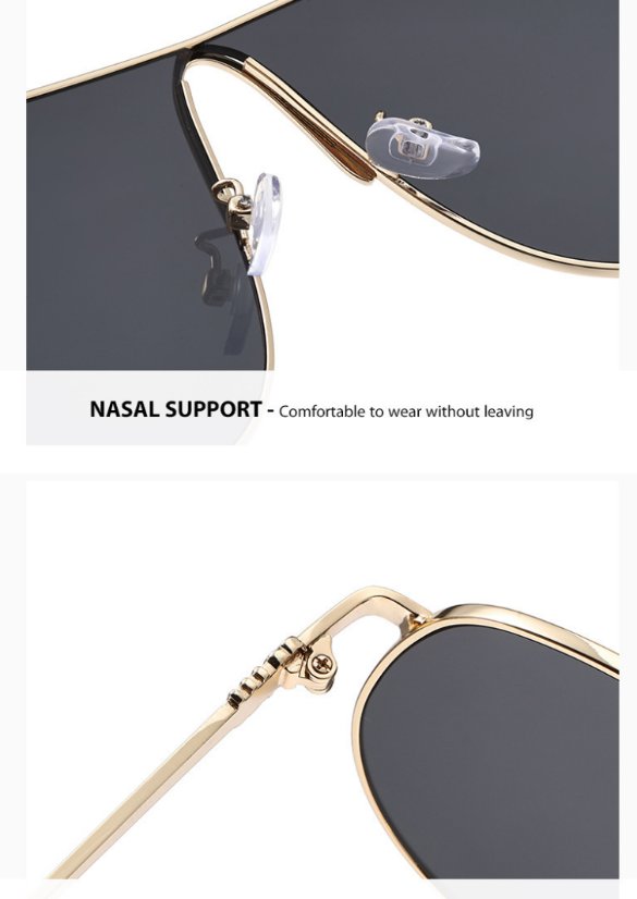 Gradient metal sunglasses 2128
