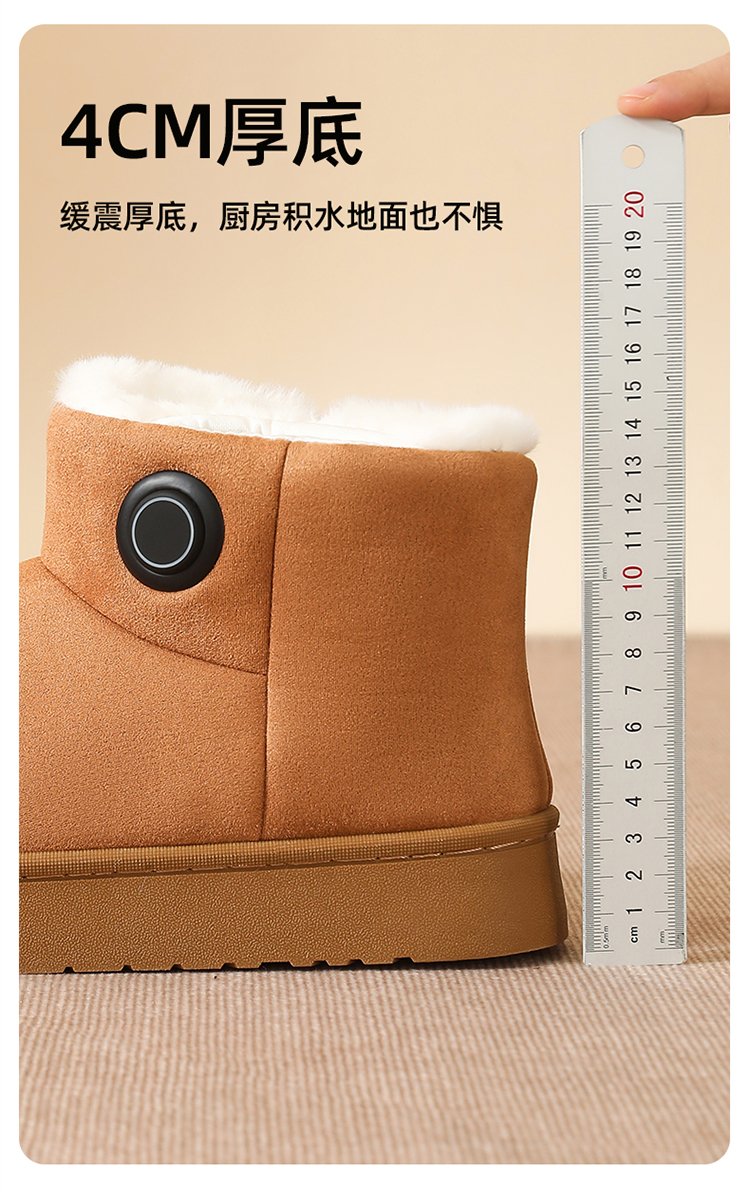 House shoes Electric heated slippers for home use