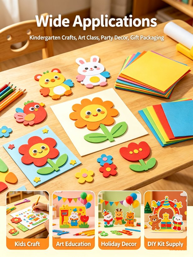 DIY Craft Materials Colored EVA Foam Sheets