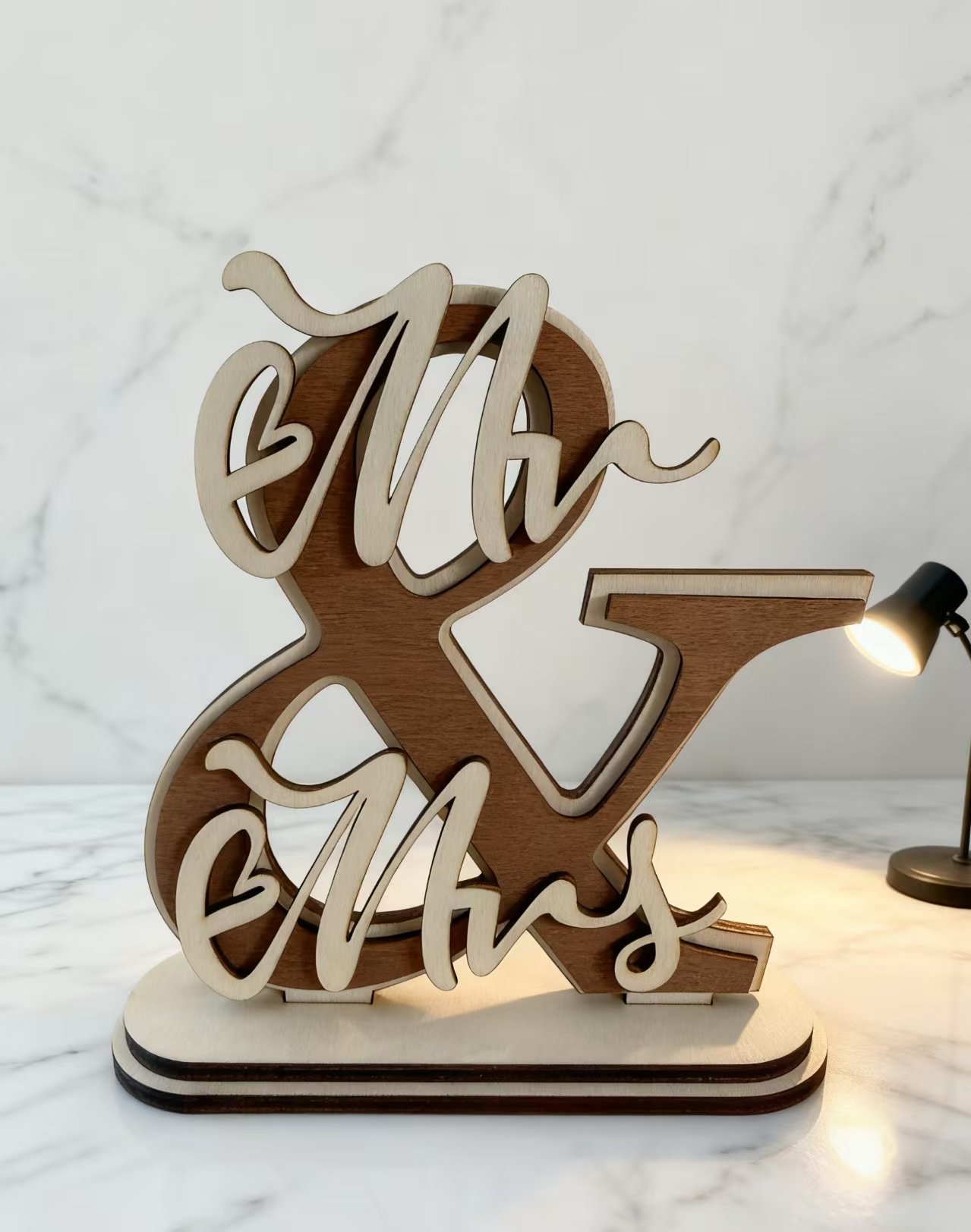 Wedding Supplies Wooden Wedding Supplies Desktop Letter Ornament