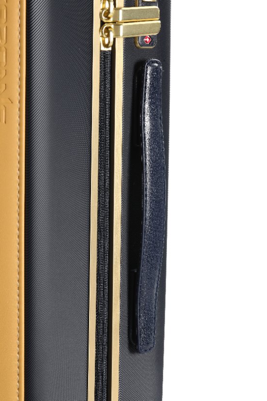 PC Material PC 922 Diagonal‑grain shell with gold aluminum frame