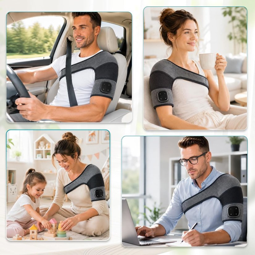 Shoulder Massager Triple Method Shoulder Massager
