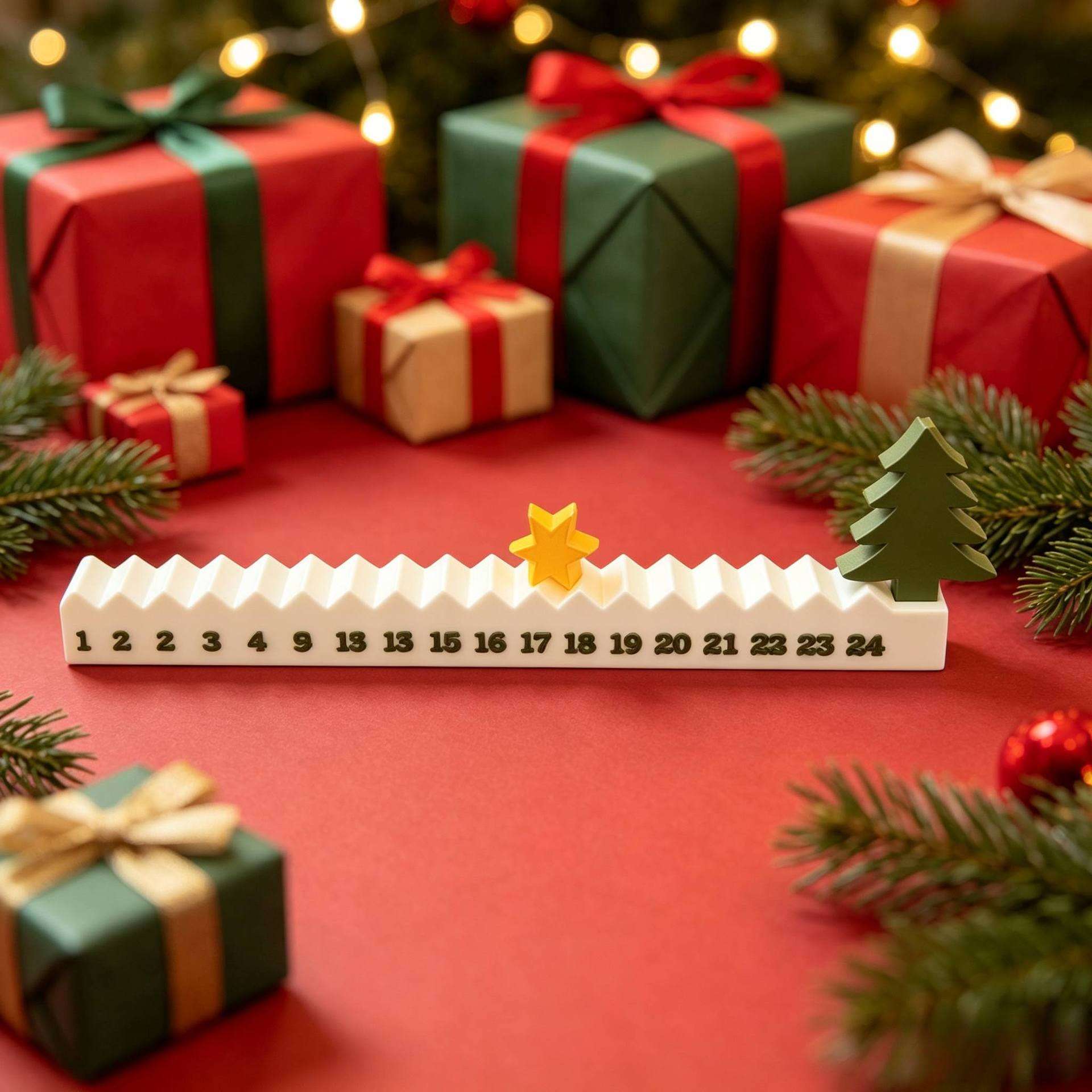 Plastic Craft Ornaments Advent calendar