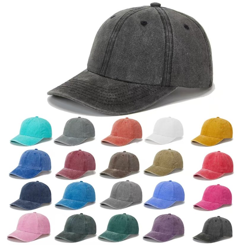 Washed Caps Washed Vintage Fashion Cap