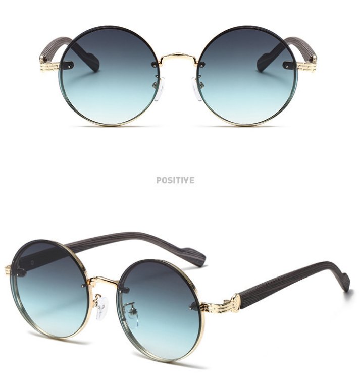 Gradient metal sunglasses 7006