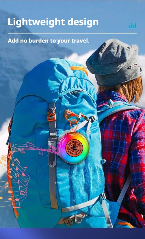 Portable Outdoor Bluetooth Speaker KP-560 Wireless Bluetooth Speaker