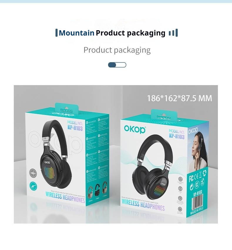 Over-Ear Headphones KP-H103 Wireless Bluetooth Speaker