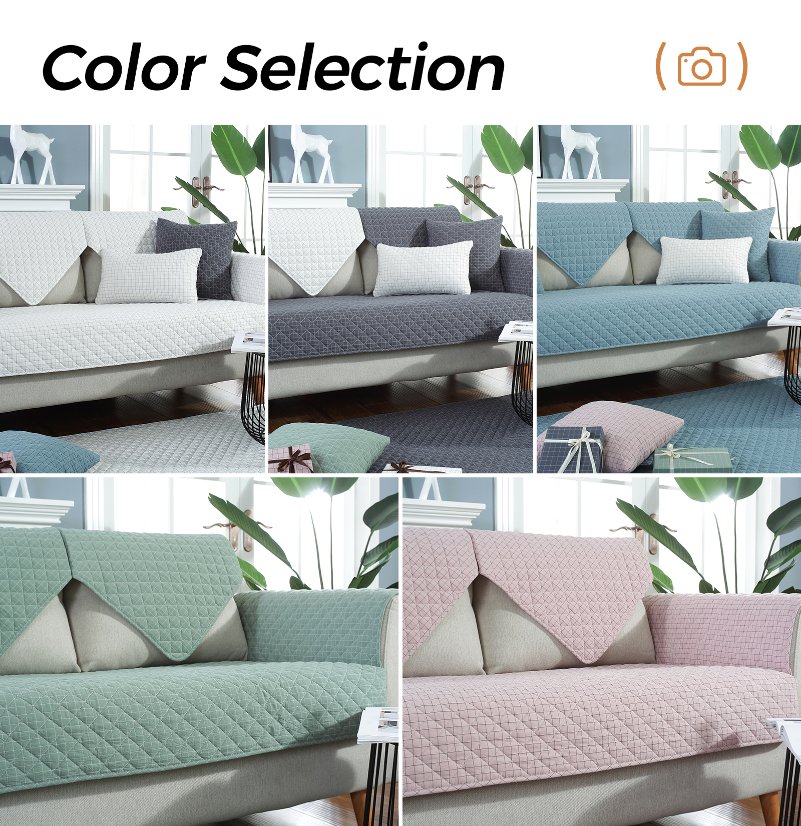 All-Season Sofa Cushions Small Check Sofa Cushion