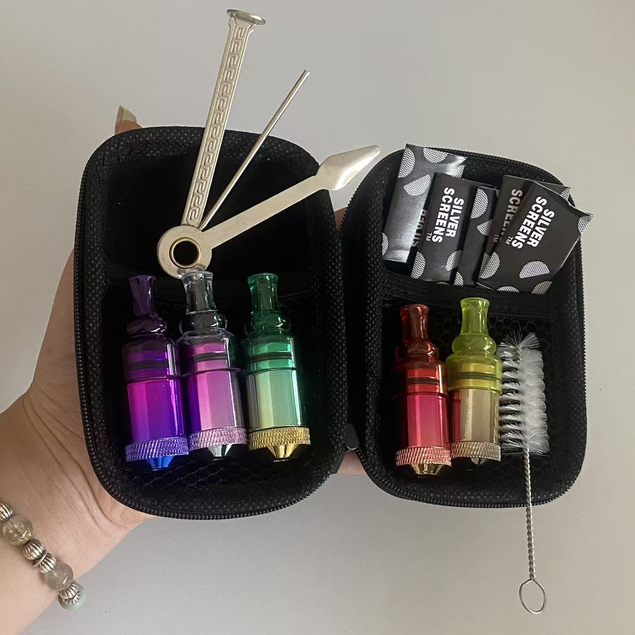 Portable Tool Kits Rainbow Multi‑Color Travel Kit
