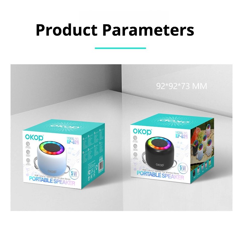 Portable Outdoor Bluetooth Speaker KP-826 Portable wireless bluetooth speaker