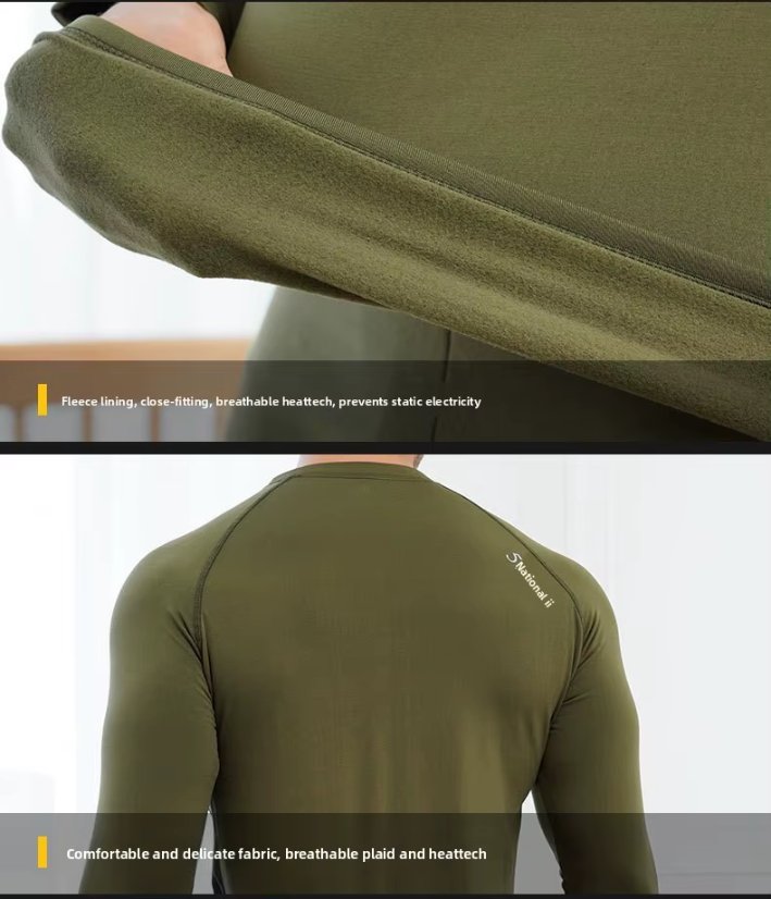 Thermal underwear set 5II Tactical Outdoor Thermal Compression Underwear Set – Fleece Fitness Sports Base Layer Autumn/Winter