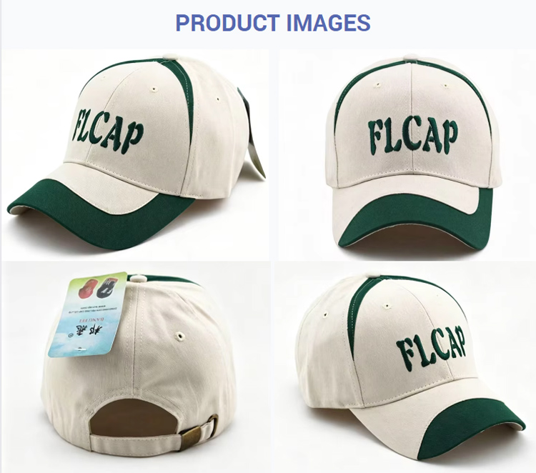 Baseball Caps Vintage Two Tone 3D Embroidery FLCAP Baseball Caps Sports Hat