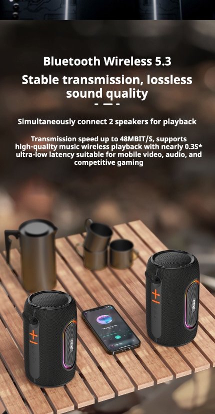 Portable Outdoor Bluetooth Speaker KP-592 Wireless Bluetooth Speaker