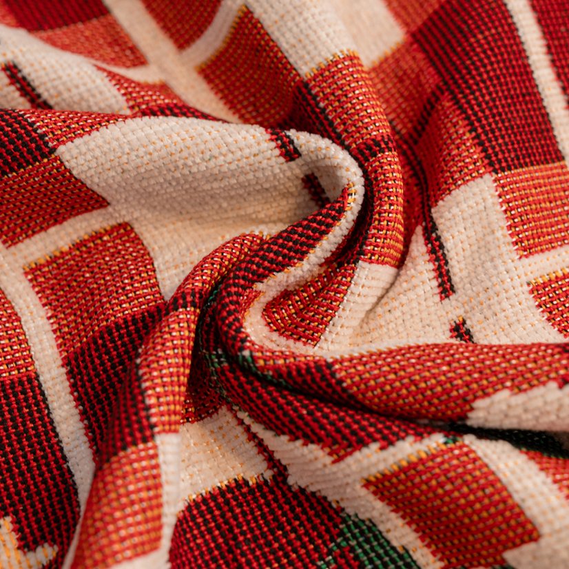 Sofa Throws Christmas Snow Plaid