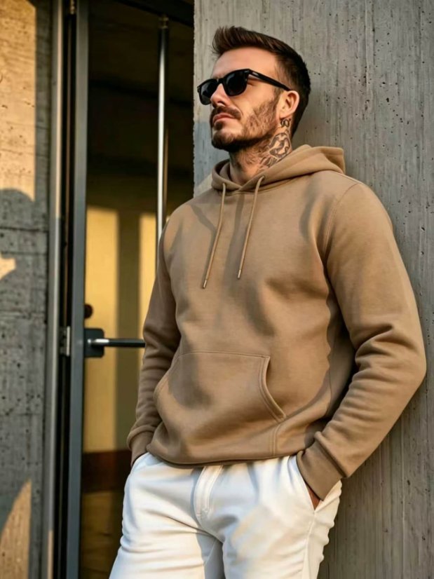 Jacket DS02 Hooded Solid Sweatshirt
