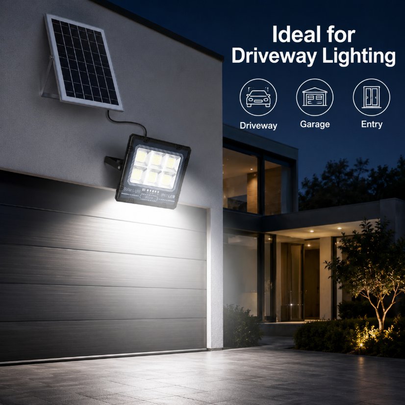 HB-T53 300W Solar-Powered Courtyard Light