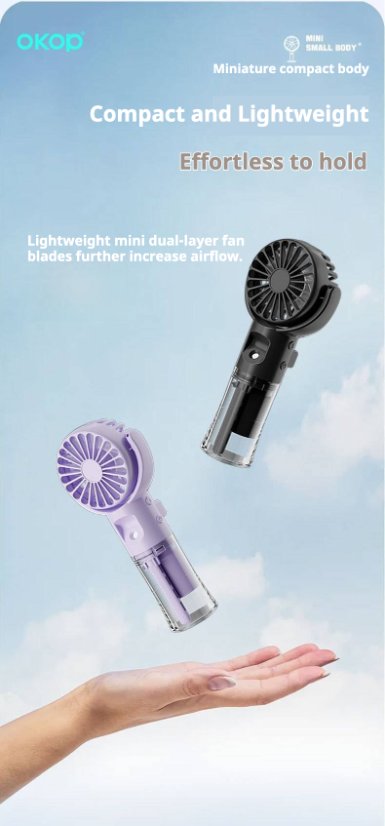 Fan KP-F04 Handheld misting fan