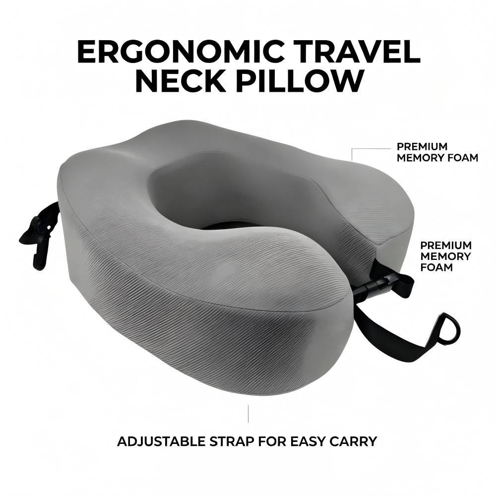 U-shaped pillow Packable Memory Foam U-Shaped Pillow