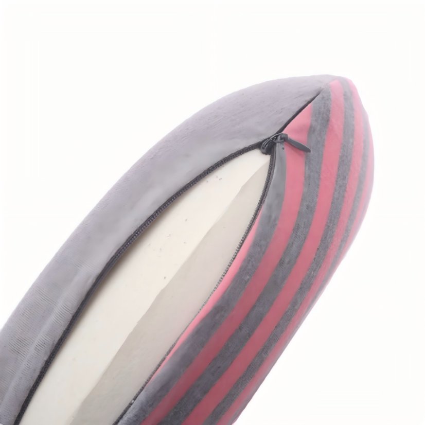 U-shaped pillow Single-Sided Striped Memory Foam U-Shaped Pillow