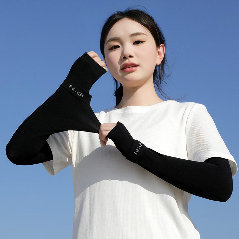 Sun-protection cooling sleeves Gradient Green IDN