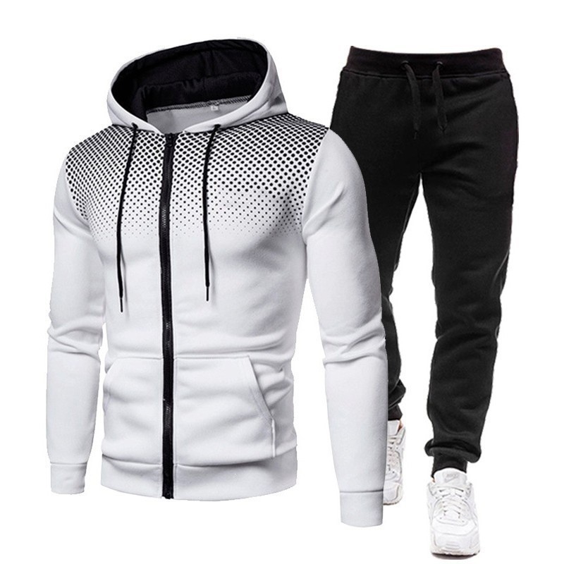 Polka-dot zip-up set Polka-Dot Zip-Up Set