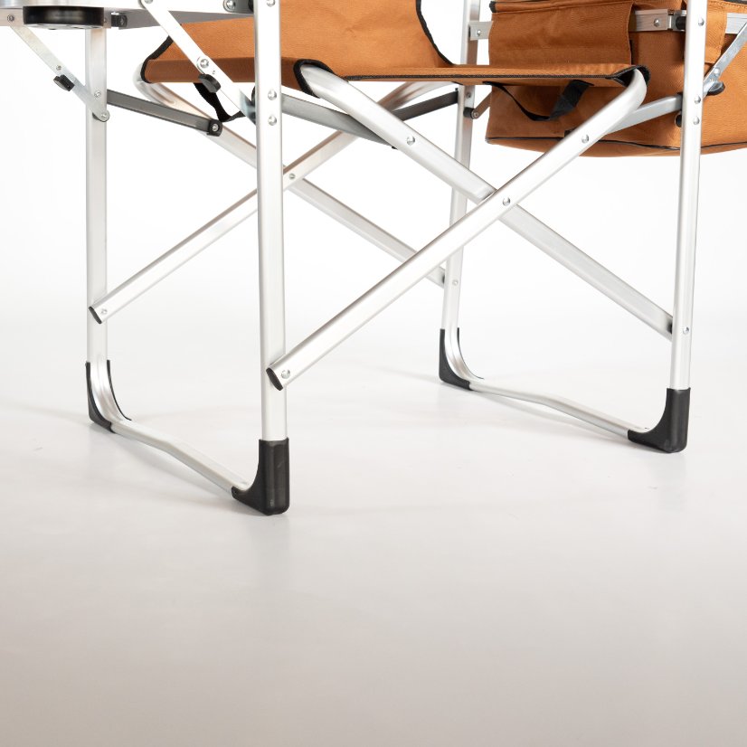 Beach Chair Flat - aluminum tube Director's Chair with a Tabletop,ice bag