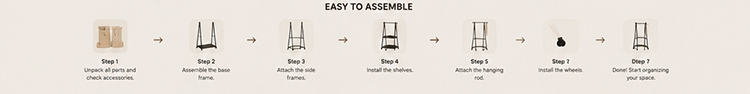 Multi-functional Coat Rack Triangular Coat Rack
