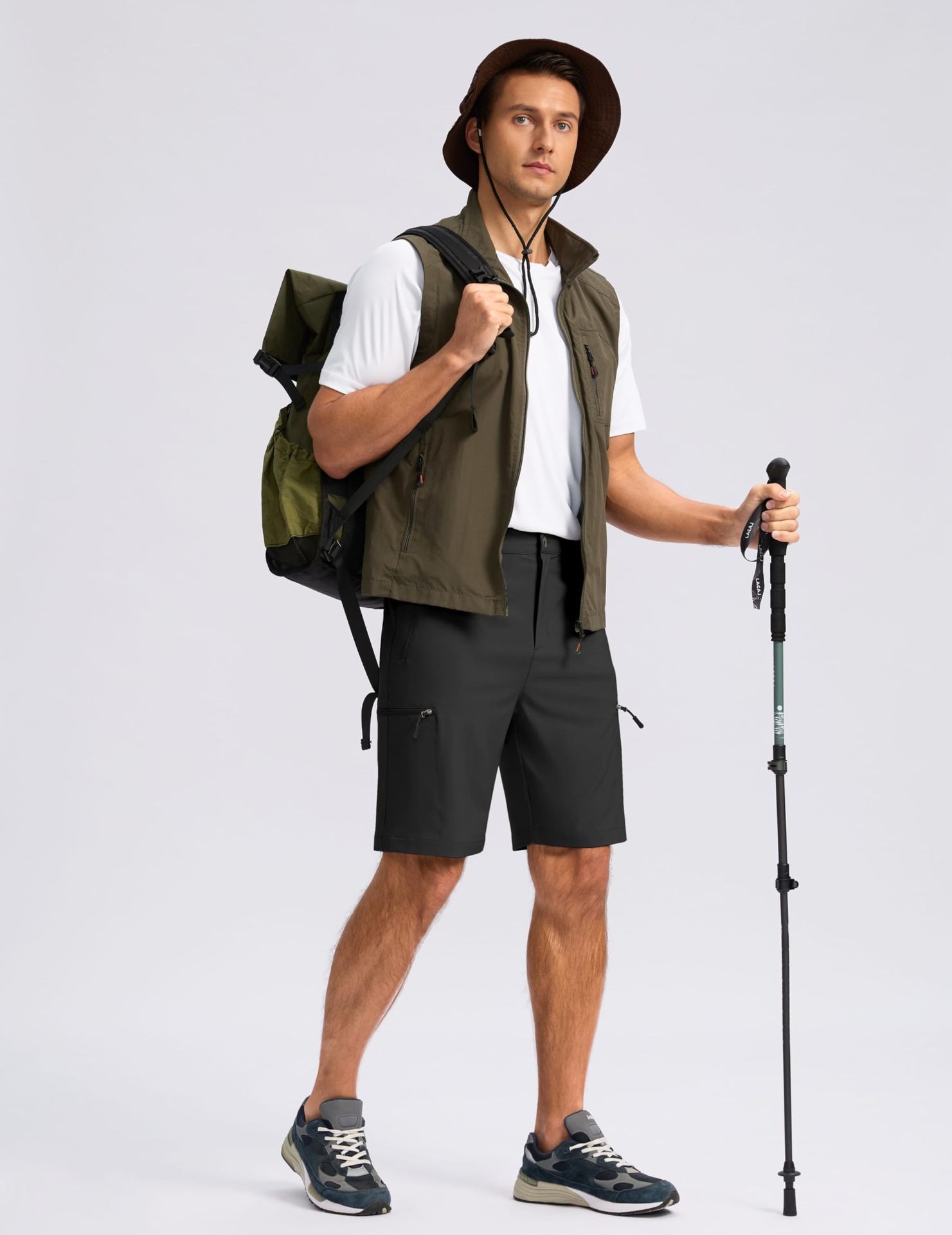 men cargo short High Quality Outdoor Shorts Men Quick Dry Water Resistant Lightweight Hiking Cargo Shorts for Fishing Travelling