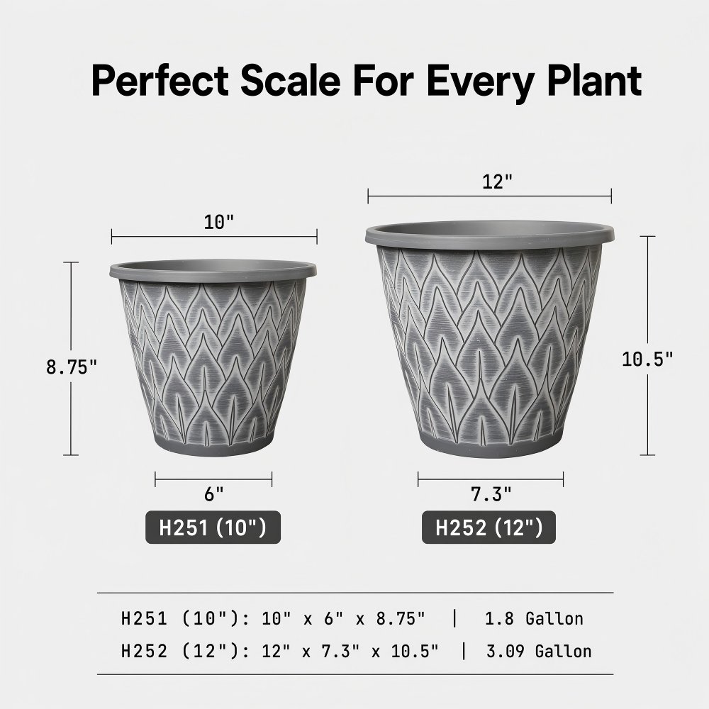 Morano Planter H252 12in