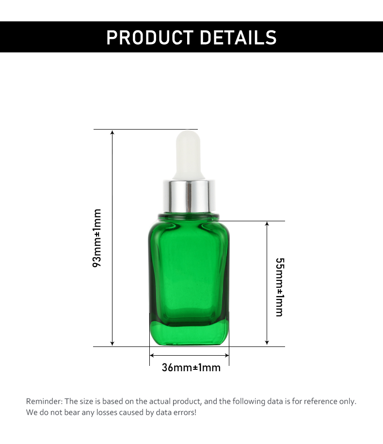 frasco cuentagotas 30ml Classic Square Dropper Bottle – Source Manufacturer