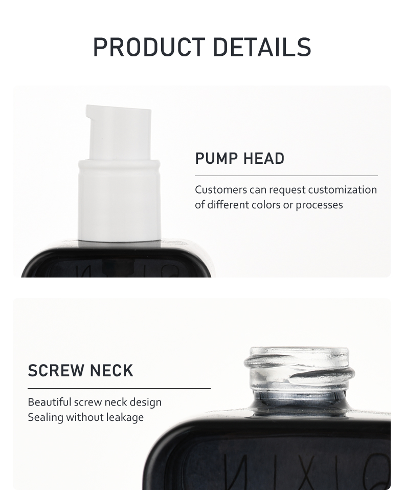 base de maquillaje líquida 30ml Square Thick-Base Foundation Bottle – Source Manufacturer 