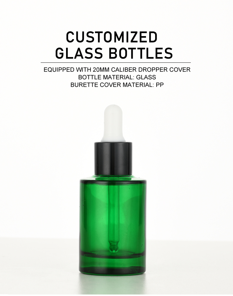 frasco cuentagotas 30ml Essential Oil Dropper Bottle for Serums & Concentrates