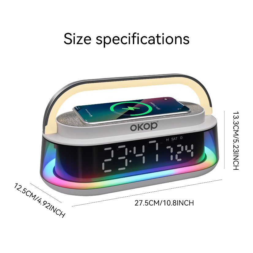 Wireless Charging Bluetooth Speaker KP-575 Wireless Charging Bluetooth Speaker
