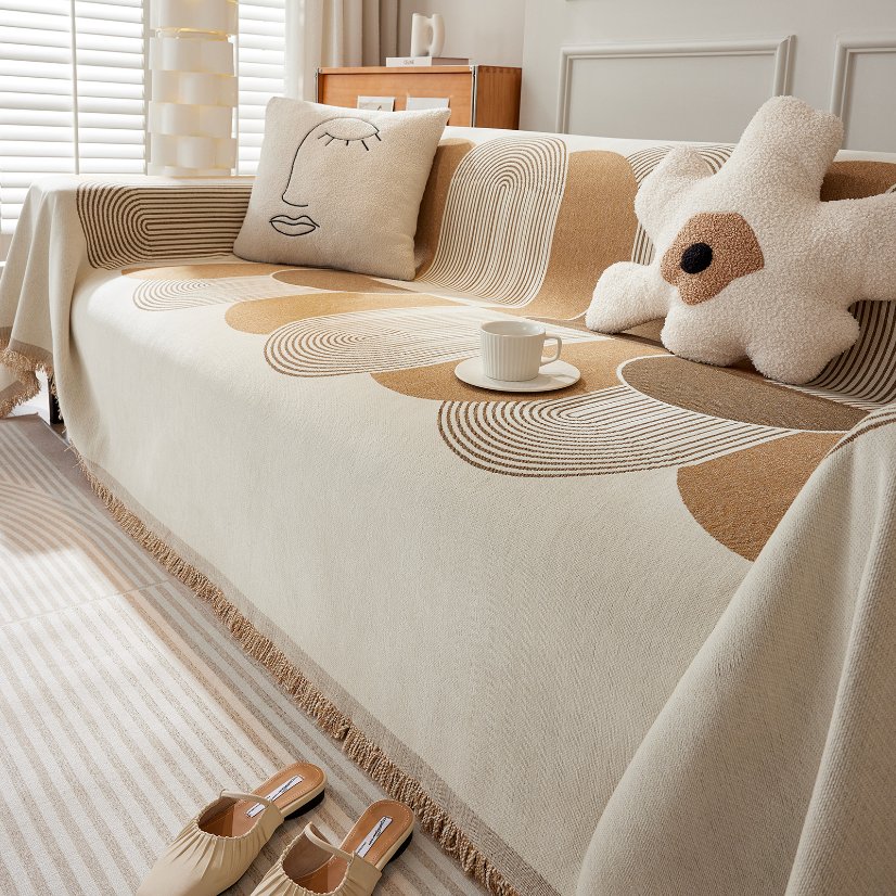 Jacquard sofa throw Saiya Sofa Throw