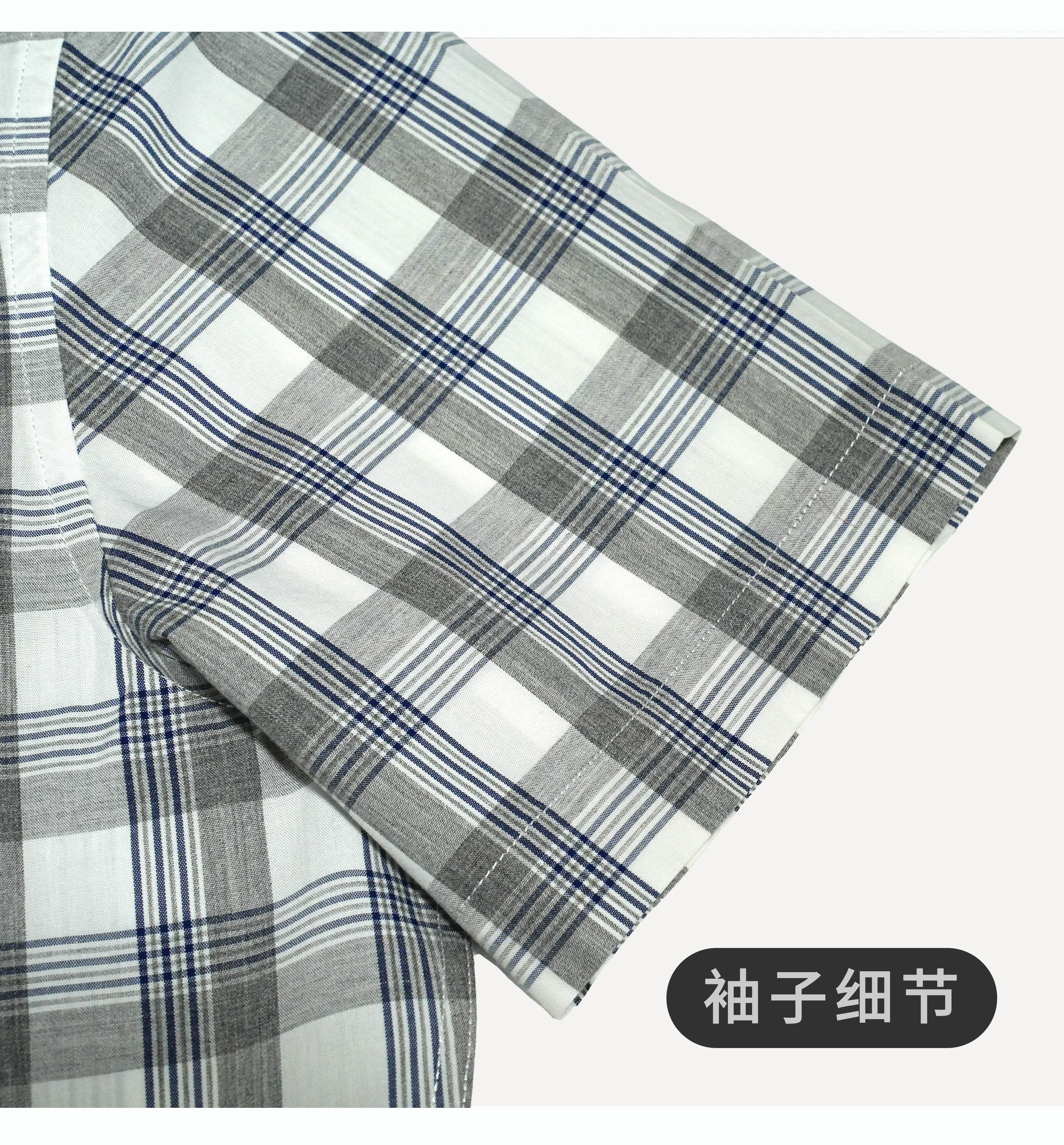 Casual Shirts Men's Pure Cotton Plaid Shirt