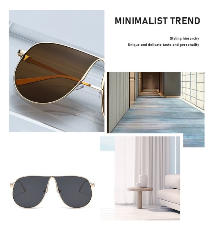 Gradient metal sunglasses 2128