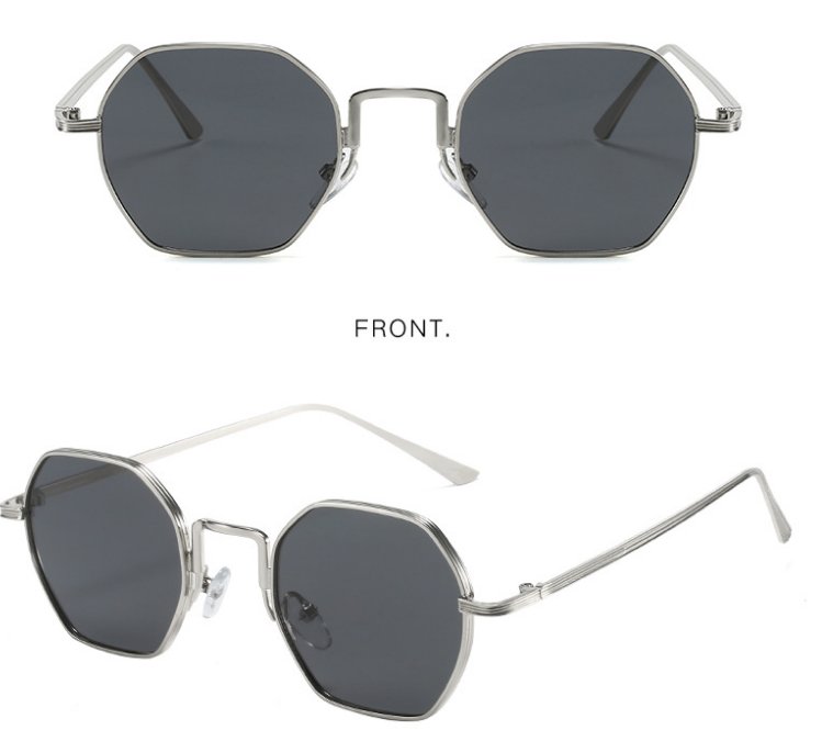 Metallic Fashion Sunglasses 2113