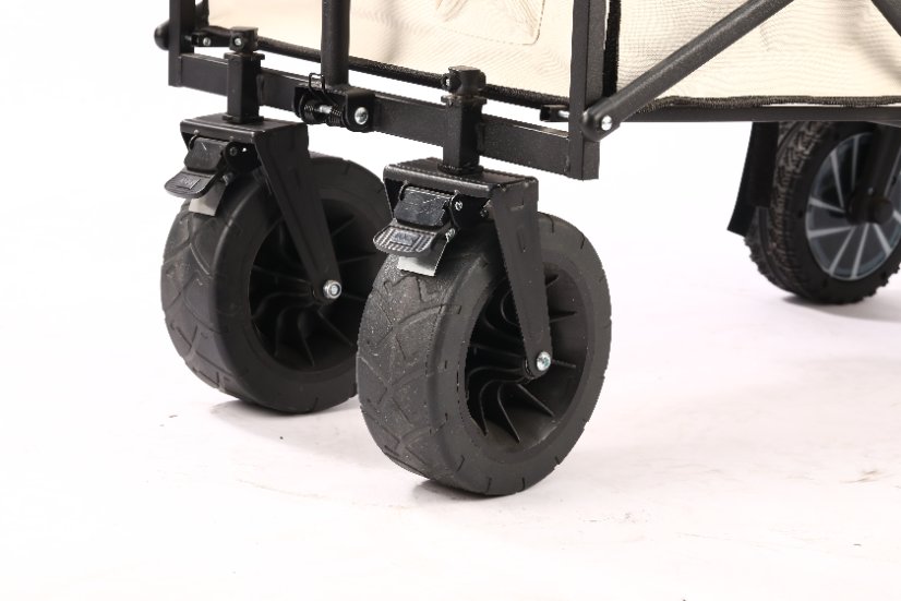 Outdoor utility wagon 10B Electric Model – Beige/Coffee Color Scooter